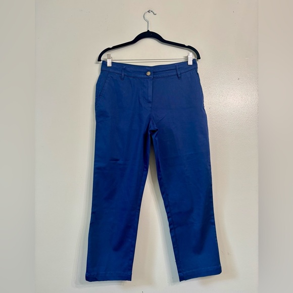 Tommy Bahama Navy Blue Ankle Cropped Pants - Picture 2 of 7